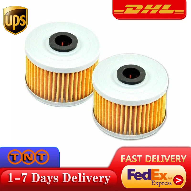 2 Engine Oil Filter for Kawasaki KLX110 KLX125 KLX140 KLX 250 KLX 300 Honda XR R