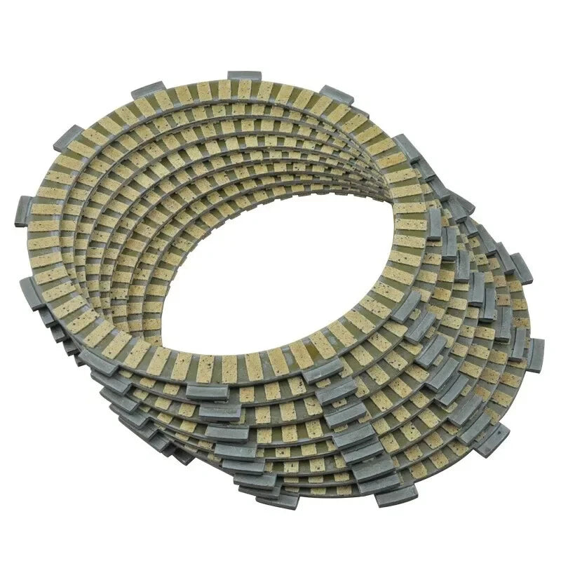 8PC Motorcycle Friction Clutch Disc Plates For Kawasaki ZX750 Turbo Series 84-85