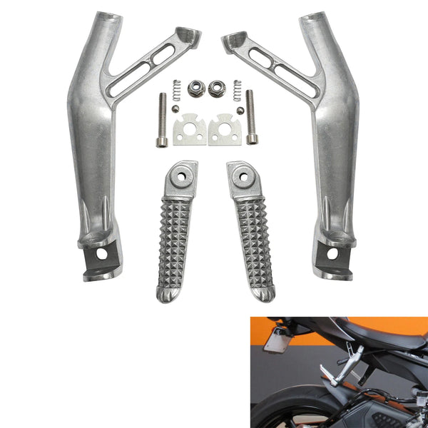 Passenger Footpegs Foot Pegs Bracket Fit For Yamaha Yzf R6 17-22 Yzf R1 15-25 22