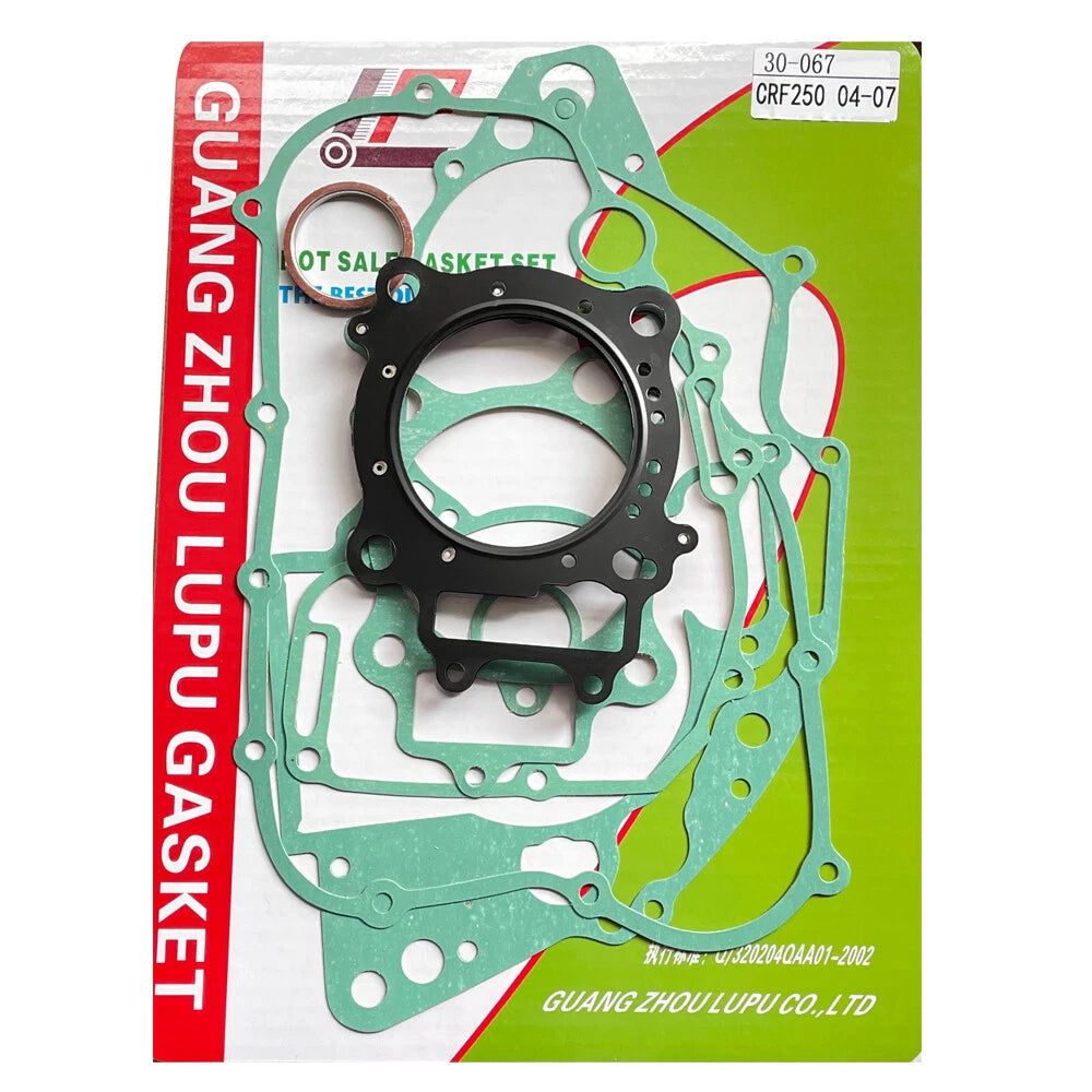 Full Complete Engine Gasket Ring Seal Set for Honda CRF250R 04-09 CRF250X 04-17