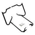 Black Saddlebag Guard Support Bar Fit For Harley Touring Street Road Glide 14-24