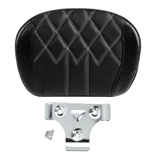 Sissy Bar Passenger Backrest Pad Fit For Harley Cvo Road King Electra Glide Flht