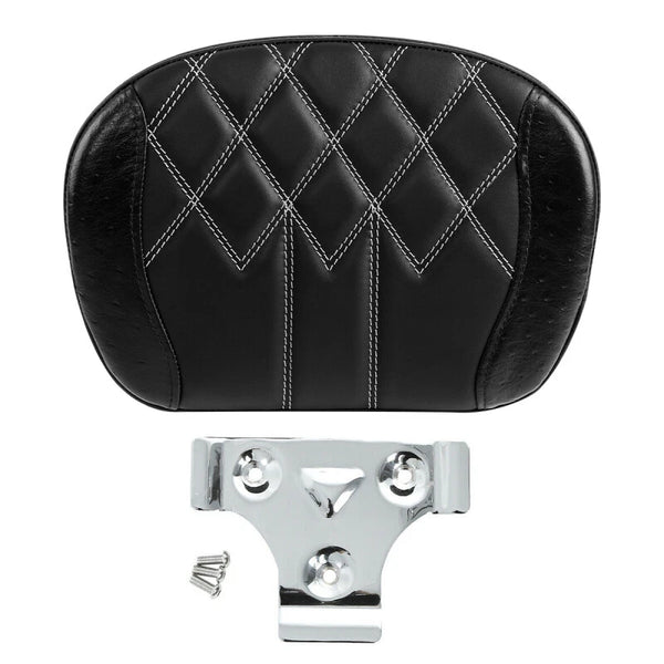 Sissy Bar Passenger Backrest Pad Fit For Harley Cvo Road King Electra Glide Flht