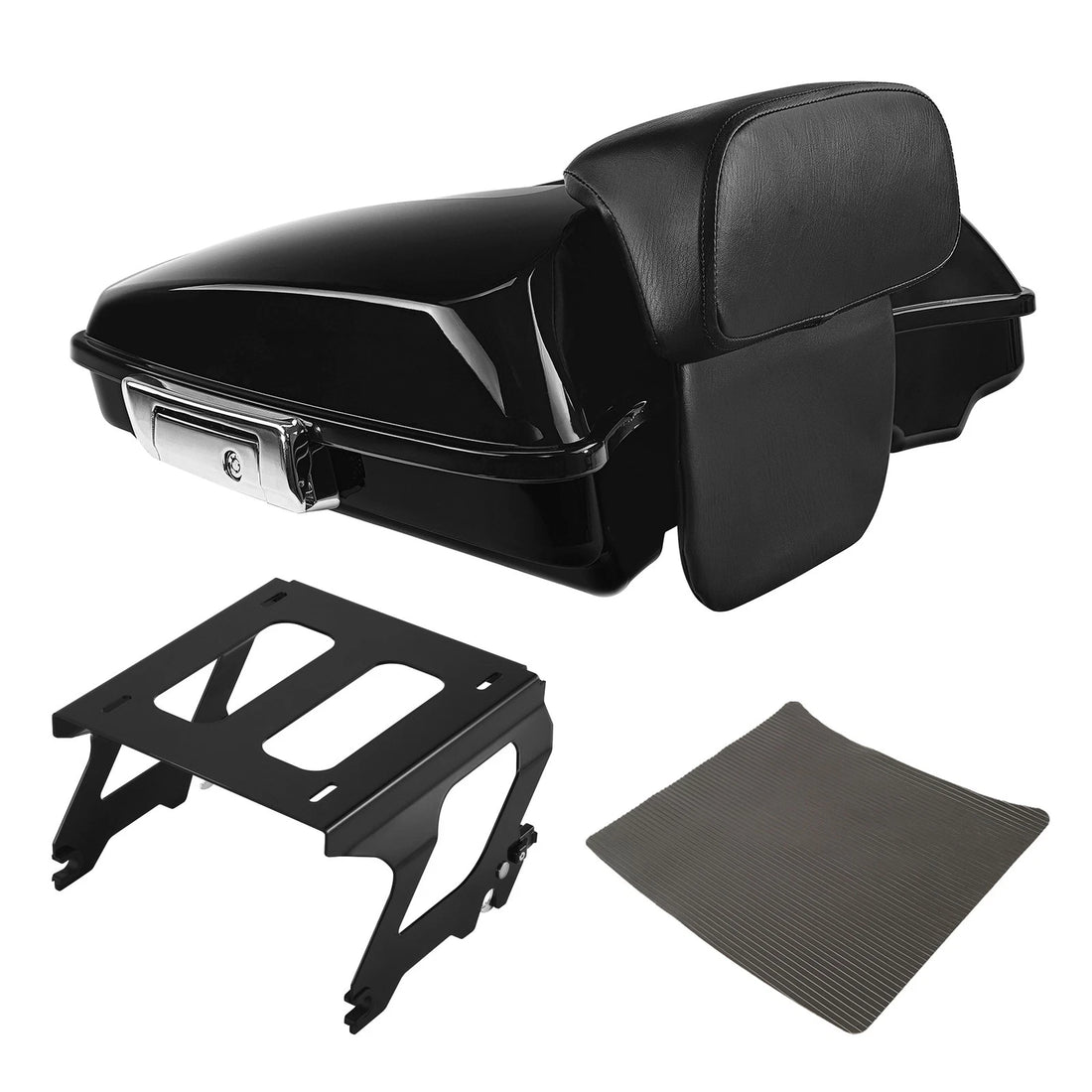 5.5'' Razor Trunk Pad Solo Rack Fit For Harley Low Rider S Fxlrs 2020-2025