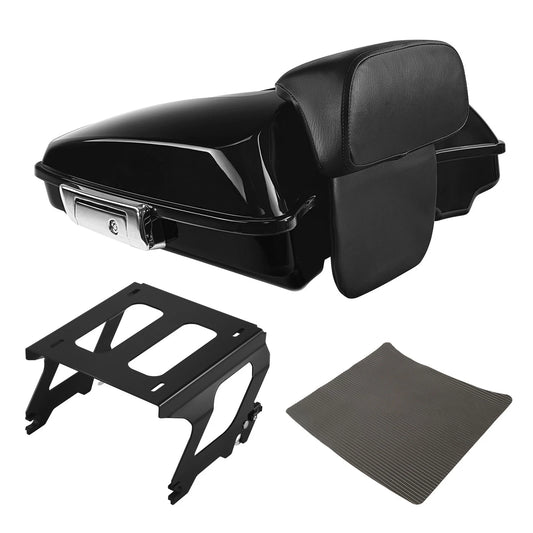 5.5'' Razor Trunk Pad Solo Rack Fit For Harley Low Rider S Fxlrs 2020-2025