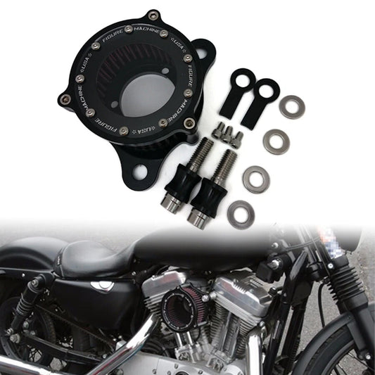 Motorcycle Air Cleaner Intake Filter For Harley Sportster XL883 1200 2004-2015