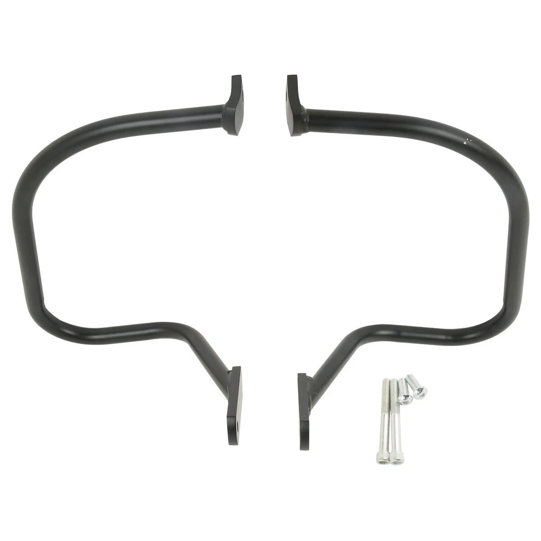 Black Saddlebag Guard Rail Crash Bar Fit For Harley Softail Heritage Springer