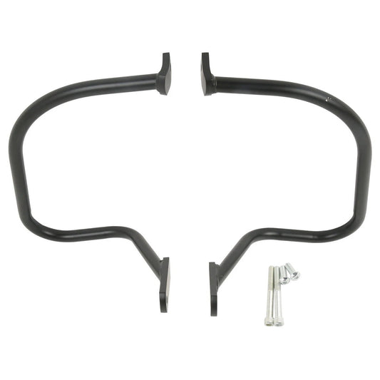 Black Saddlebag Guard Rail Crash Bar Fit For Harley Softail Heritage Springer