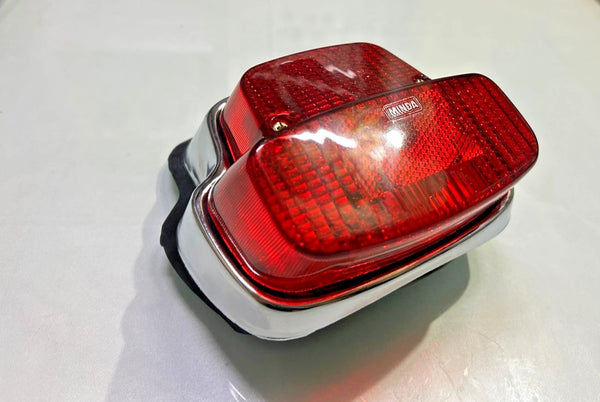 Tail Light Rear Brake Lamp for Vespa Vbb Vba Vbc Super Sprint W/ Bulbs & Holder
