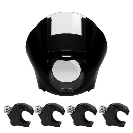 Quarter Fairing Windshield 39mm Fork Clamp Fit For Harley Sportster XL883 Dyna