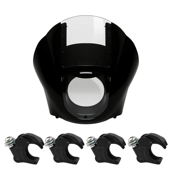 Quarter Fairing Windshield 39mm Fork Clamp Fit For Harley Sportster XL883 Dyna