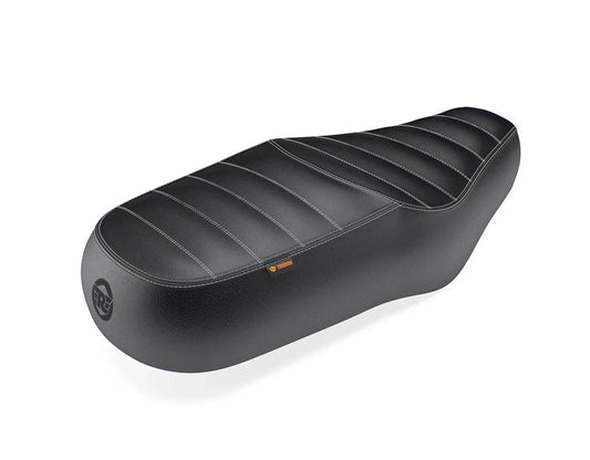 For Royal Enfield Interceptor 650 & GT 650 - "Black Deluxe Touring Dual Seat" @V
