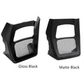 Black Fairing Spoilers Radiator Cover Fit For Harley Road King Glide 2017-2022
