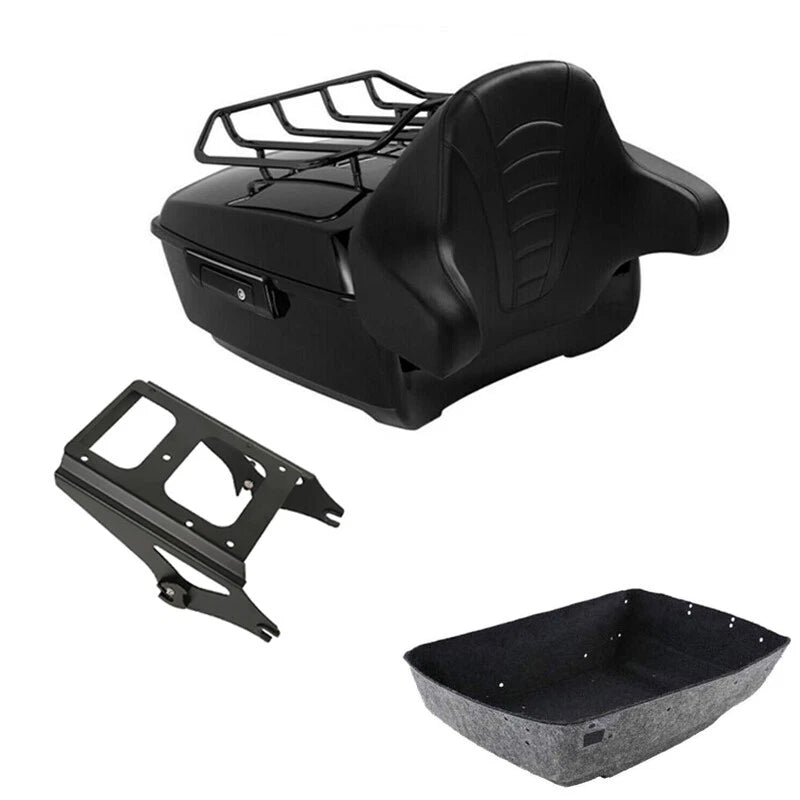 King Trunk Pad Luggage Mount Rack Fit For Harley Touring 2009-2013