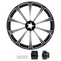 23" Front Wheel Rim Hub Single Disc Fit For Harley Road Street Glide 97-2021 ABS