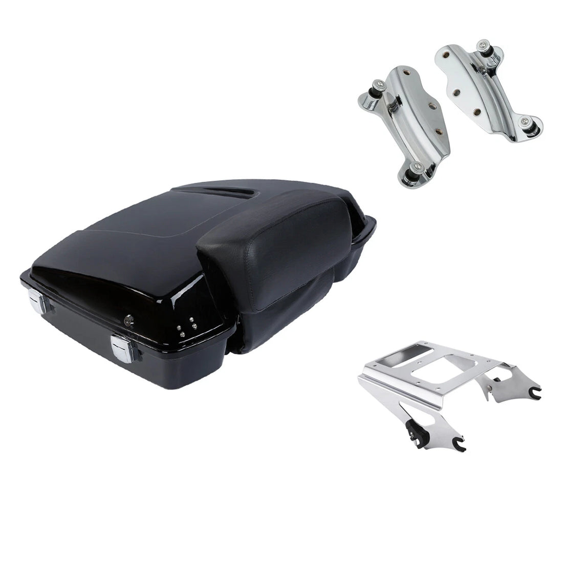 Razor Trunk Backrest Mount Rack Docking Kit Fit For Harley Touring 2009-13