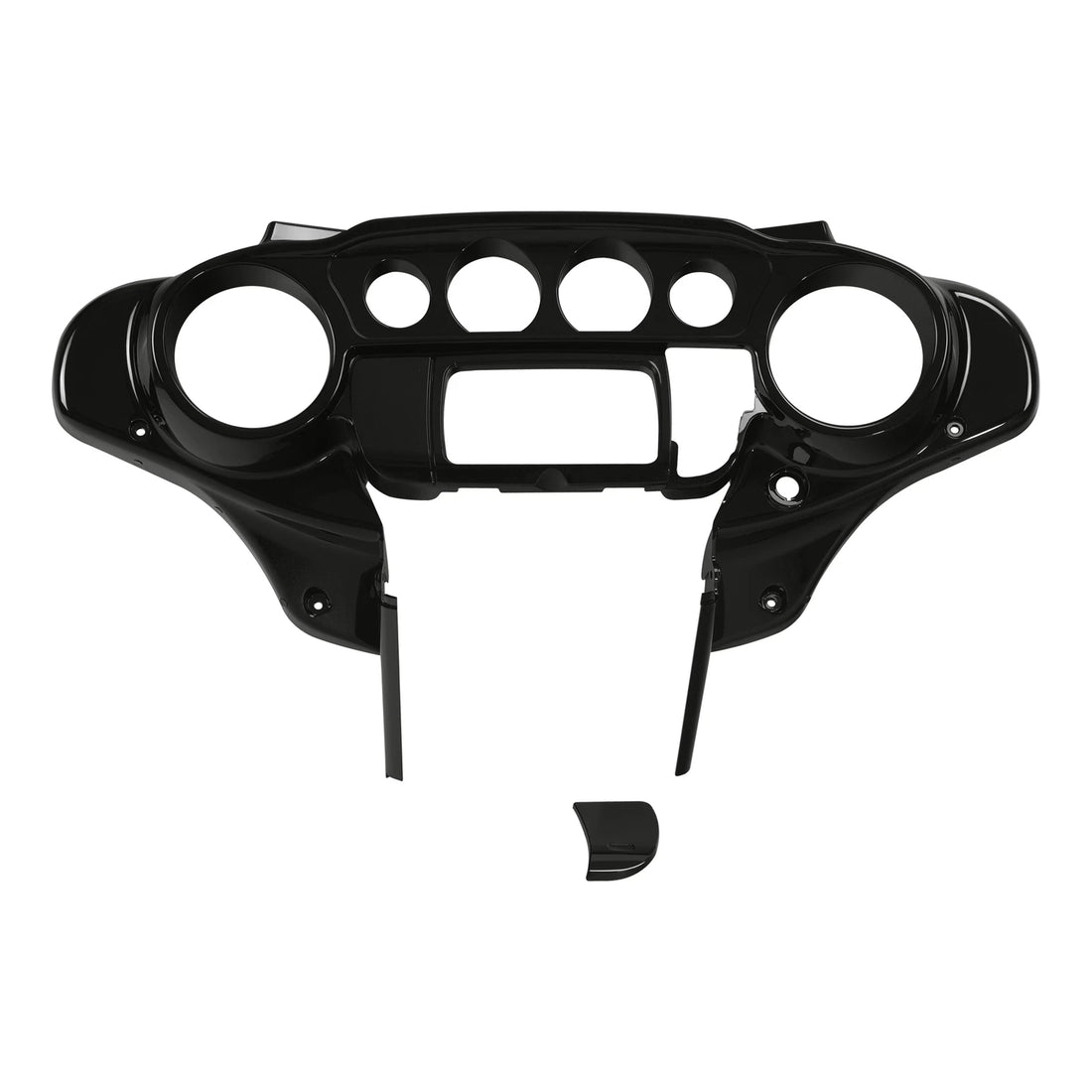 Inner Fairing Speedometer Cover Fit For Harley Electra Glide 14-24 Black Quartz