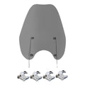 Smoke Windshield & 39mm Clamps Fit For Harley Sportster XL 883 XL1200 1988-2022