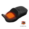 Heated Two-Up Seat Fit For Harley Touring Street Glide 09-23 22
