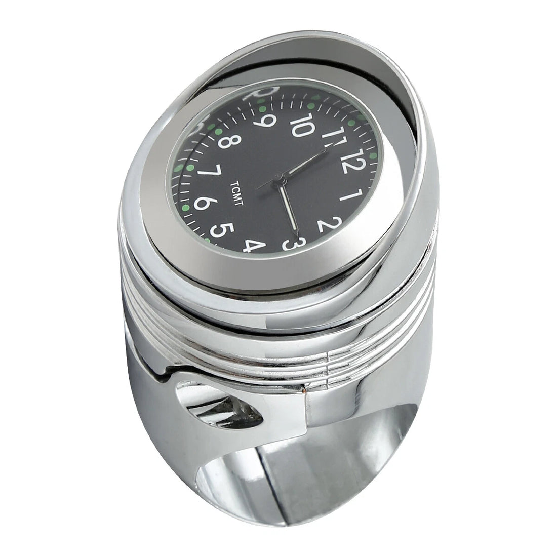 Chrome 1 1/4" 1.25" Motorcycle Handlebar Clock Mount Fit For Harley Chopper New