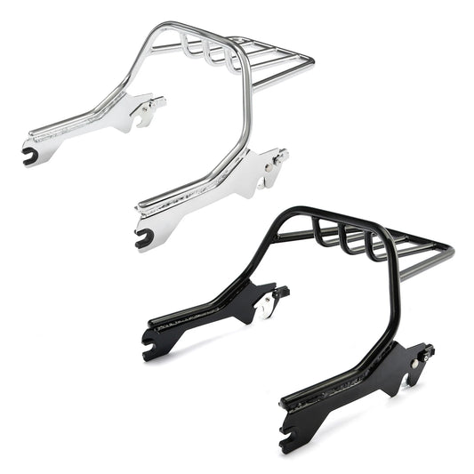 Two-Up Luggage Rack Fit For Harley Fat Boy Flfb Flfbs 2018-2026 25 Black/Chrome