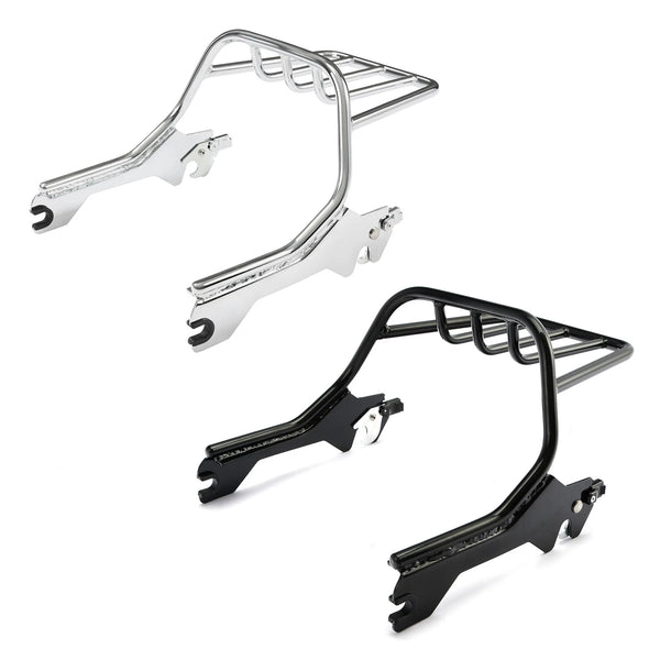 Two-Up Luggage Rack Fit For Harley Fat Boy Flfb Flfbs 2018-2026 25 Black/Chrome