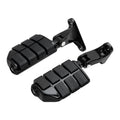 Black Rear Passenger Footpegs Pegs Mini Mount Fit For Harley Electra Glide 93-25