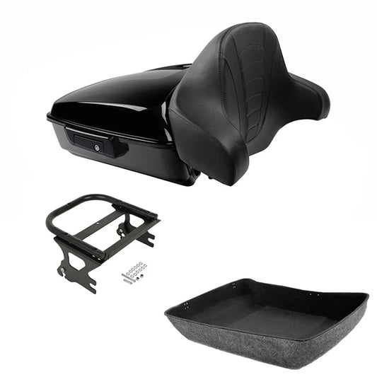 Chopped Trunk Backrest Mount Fit For Harley Touring 1997-2008