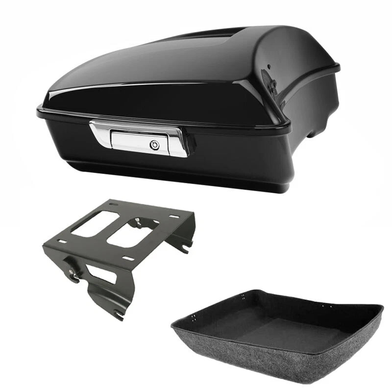 Chopped Trunk Luggage Solo Mount Rack Fit For Harley Touring Road Glide 2014-26