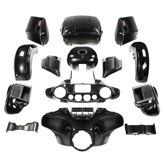 Fairings Bodywork Kit Fit For Harley Touring Cvo Limited 2018 Black Earth Fade