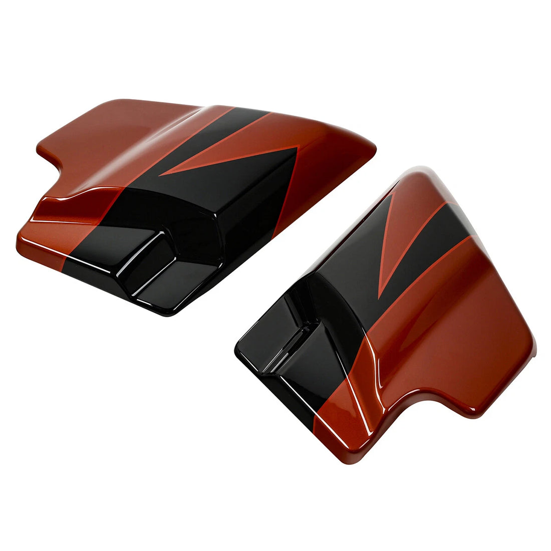 Battery Side Covers Fit For Harley Electra Glide Sunburst Orange Starfire Black