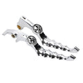 Chrome Skull Zombie Brake Clutch Cable Lever For Honda Shadow VTX VT 600 750
