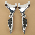 Rear Passenger Footpegs Footrests Fit For Harley Sportster XL 2004-2013