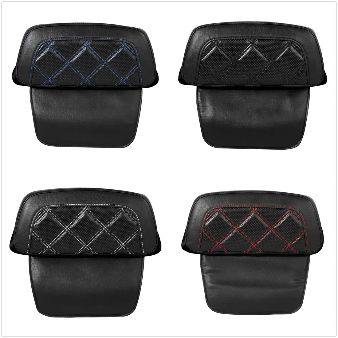 Razor Chopped Tour Trunk Backrest Pad Fit For Harley Street Road Glide 2014-2025