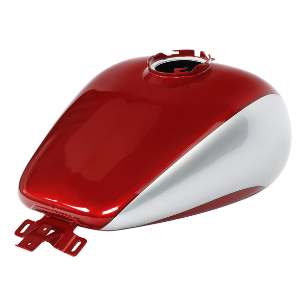 Fuel Gas Tank Fit For Harley Street Glide 2008-2023 Wicked Red/Barracuda Silver