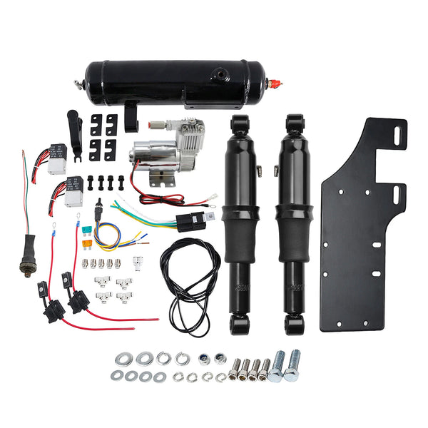 Rear Air Ride Suspension Air Tank Fit For Harley Touring Street Glide Flhx 94-25