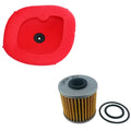 4Pcs Oil Filters With Air Filter For Suzuki RMZ250 19-26 RMZ450 2018-2026