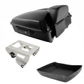 Chopped Trunk Backrest Solo Mount Rack Fit For Harley Electra Glide Flht 2014-26