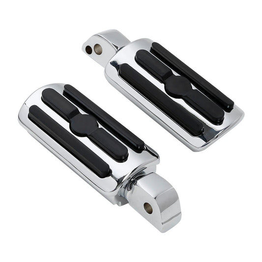 Chrome Passenger Footpegs Pegs Fit For Harley Deluxe Heritage Classic 2018-2025