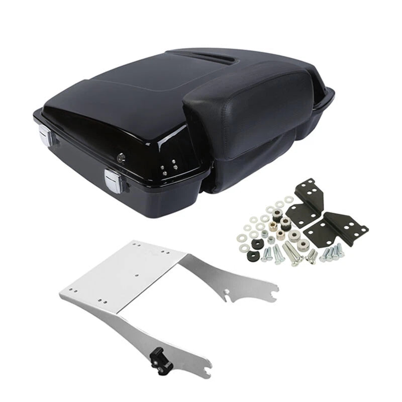 Razor Trunk Backrest Mount Rack Docking Fit For Harley Touring 1997-2008