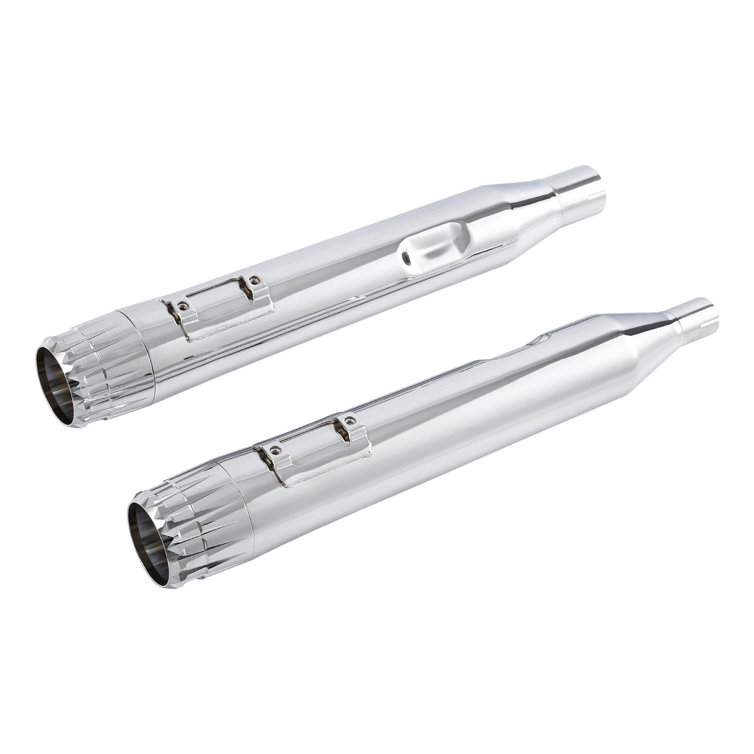 4" Slip on Straight Mufflers Exhaust Pipe Fit For Harley Electra Glide 2017-2025