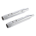 4" Slip on Straight Mufflers Exhaust Pipe Fit For Harley Electra Glide 2017-2025
