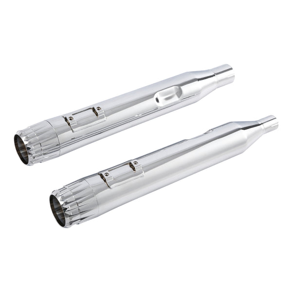 4" Slip on Straight Mufflers Exhaust Pipe Fit For Harley Electra Glide 2017-2025