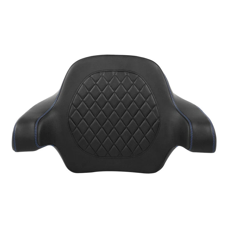 King Passenger Backrest Pad Fit For Harley Touring Tri Street Glide 14-25