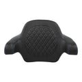 King Passenger Backrest Pad Fit For Harley Touring Tri Street Glide 14-25