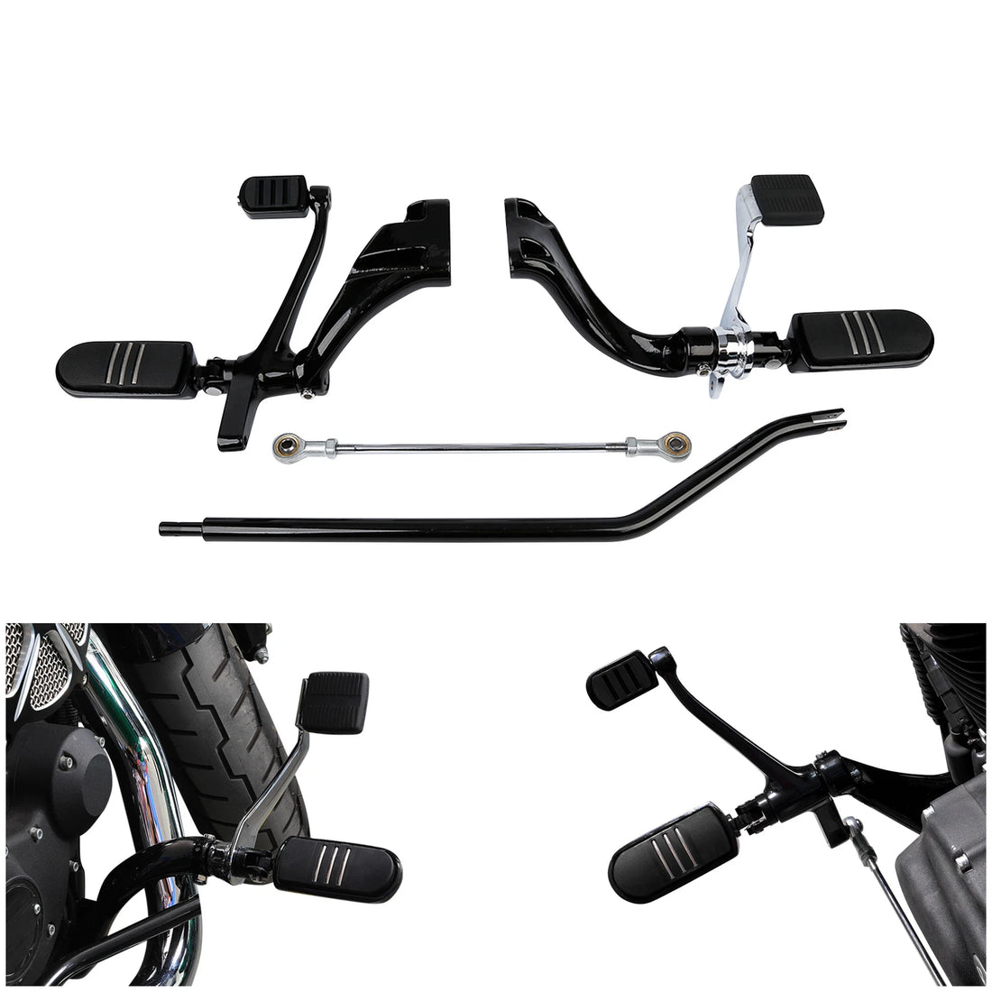 Extended Reach Forward Control Conversion Kit Fit For Harley Sportster XL 14-22