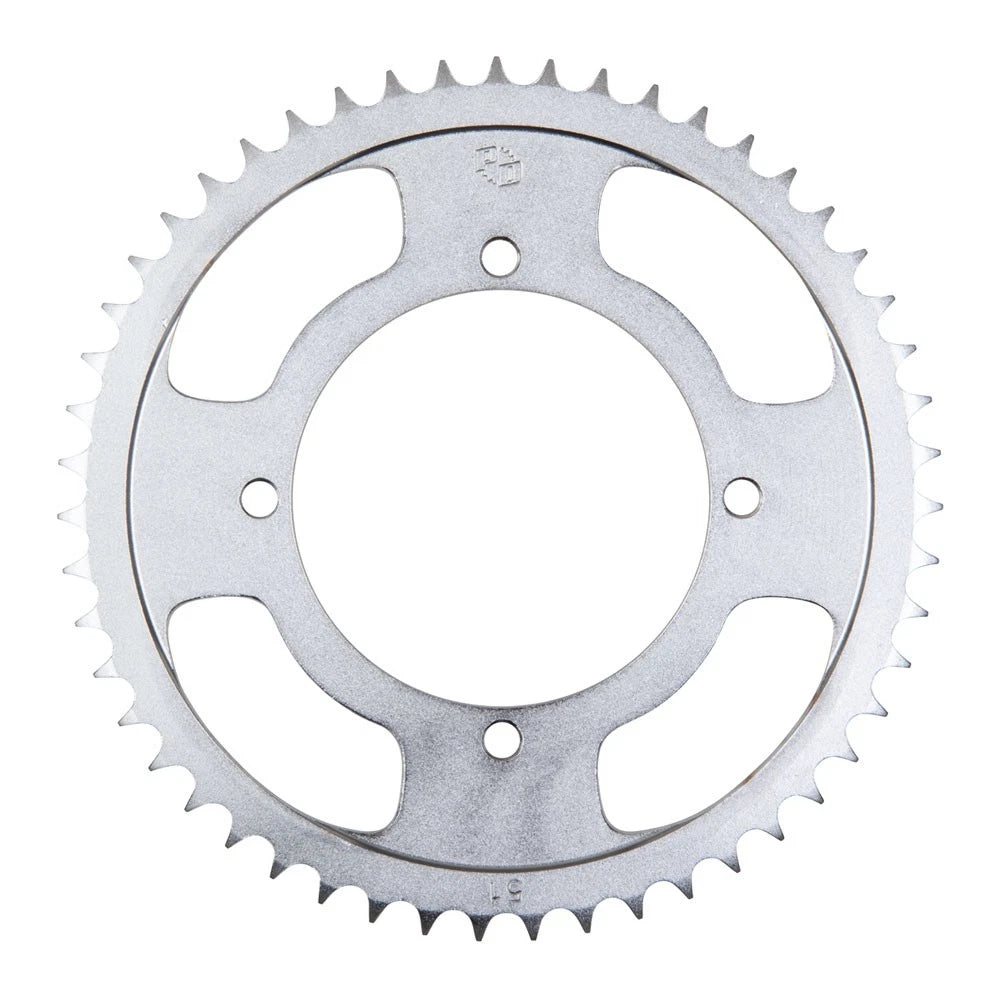 Primary Drive Rear Steel Sprocket 51 Tooth Silver For Kawasaki KLX140L 2008-09