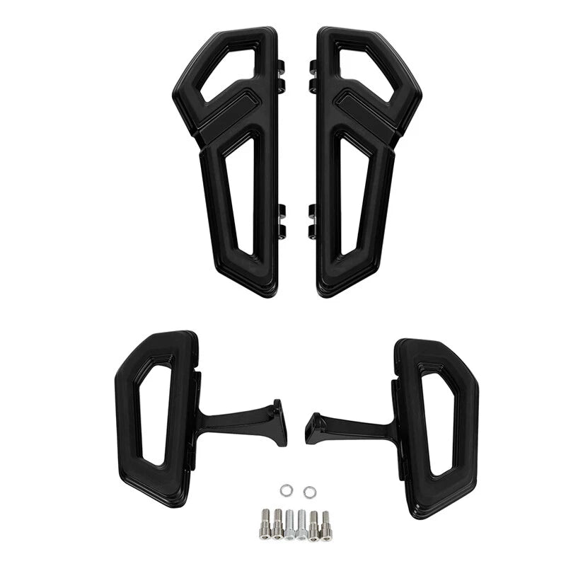 Rider Driver & Passenger Footboards Fit For Harley Touring Road Glide 1993-2025
