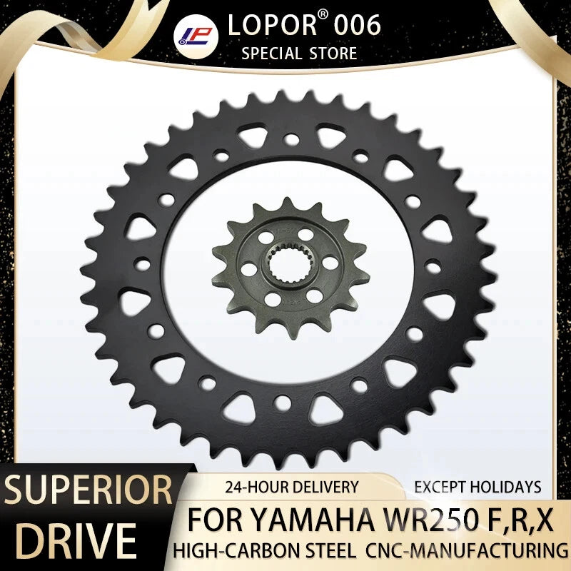 13T 51T Front Rear Sprocket for YAMAHA WR250 WR 250 WR250R WR250F WR250X 01-21