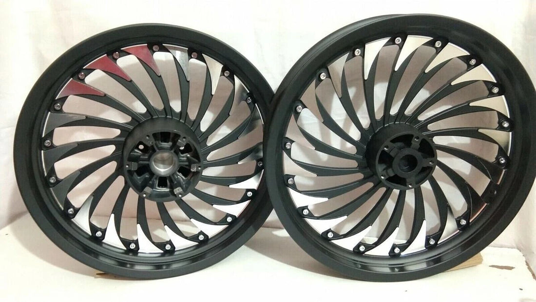 For Royal Enfield GT Continental & Interceptor 650 Alloy Wheel Rim Set (2018-23)